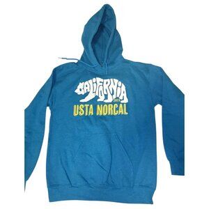 USTA NorCal California 2023 Hoodie Blue Gildan Heavy Blend Size Small NWOT